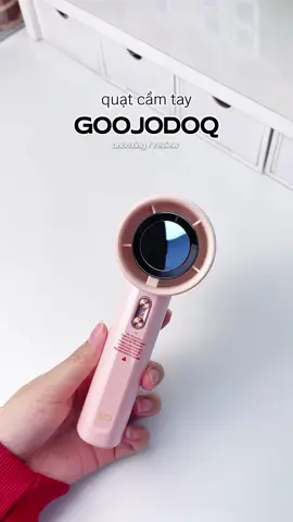 quạt cầm tay xinh còn siu mát nữa ✨💨 #quatcamtay #goojodoq #dientu #tienloi #quatcamtaymini #unboxing #review #muataitiktok #LearnOnTikTok #foryourpage #xh #viral #thaothichriviu #fyp 