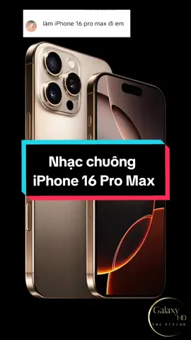 Nhạc chuông iPhone 16 Pro Max #thinhhanh #trendingvideo #ringtone #iphone #galaxyhd 