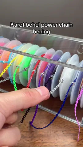 Cakep banget karet behel power chain bening ini , mau cobain warna apalagi ya ?