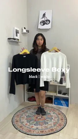 Tampil effortlessly stylish dengan longsleeve boxy favorit!😍 SHOP NOW‼️ #geldimportaint #wibgajian #promoguncang1010 #boxy #longsleeve #inspooutfit #outfitideas #fashion 
