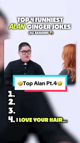 All best ginger jokes 🤣 Top 4 best Alan ginger jokes 🤣  #dadjokes #yeahmad everything in this video is a joke and nobody was feeling harmed or insulted because of this video