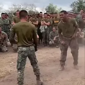 Friendly Modern Knife Fighting Competition Between Philippine Marine And United States Marine Corps, The United States Marine Corps teaches Marines how to fight with a knife as part of the Marine Corps Martial Arts Program. The Marines have long been associated with the famed KA-BAR #philippinemarines #usmc #friendlyfight ##fyptrending #viraltiktok 