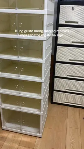 Wag mo nang hayaan na makalat yaaaan #shoerack #cabinet #rack #shoerackcabinet 