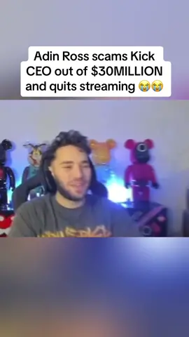 Adin Ross scams Kick CEO out of $30M and quits streaming 😭😭#adinross #adinrossclips #adinrossfunny 