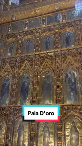 La Pala d’oro es una importante joya histórica en toda su literalidad. #venecia #TikTokFashion #jewelry #historia #iglesia 