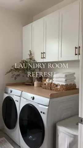 Convincing myself that if I make my laundry room cute I won’t dread doing laundry as much 🥲 #laundryroomorganization #laundryroom #amazonfinds #amazonhome #homeorganization #organizedhome #founditonamazon  #homedecor 