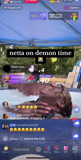 😹😹#netta #nettaandcharles #mrnetta #joenetta #tiktokshop #trending #nettalive #fyppppppppppppppppppppppp #fyp #demontime #netta #fypp #viral #vir 