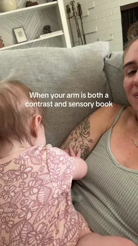 I feel like she’s really starting to notice my tattoos more recently and it’s basically become another story book in our house 😂 #tattoomama #tattoos #tattooedmom 