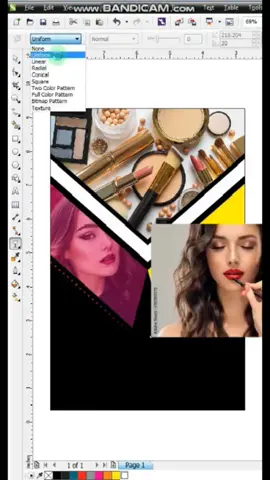 Beauty Cosmetics Poster Design 