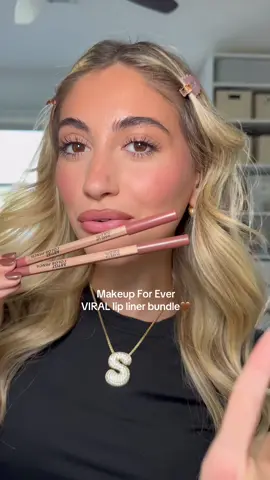 get the lip liners i wear in ALLL my vidoes from @MakeUpForEverUSA now on tt shop!!🤎🤎  i lovee shades Anywhere Caffiene, Wherevert Walnut & Limitless brown !  #fyp #makeup #makeuptok #lipliner #beauty 