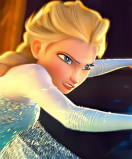 Too strong (120fps) #frozen #elsa 