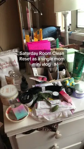 While my child decided to build a fort out of the couch cushions in the living room I decided to clean  my room .##clean##CleanTok##cleaning##roomreset##minivlog##MomsofTikTok##momtok##momtok##singlemom##blackmoms