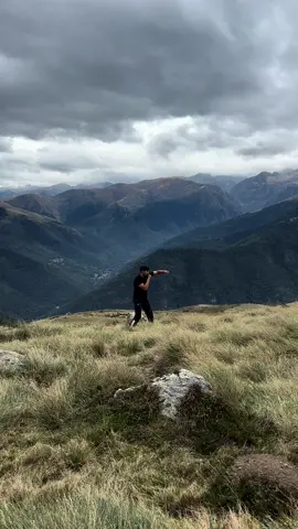 Shadow boxing in the mountains  #shadowboxing #mountain #borz #noxchi #fyp 