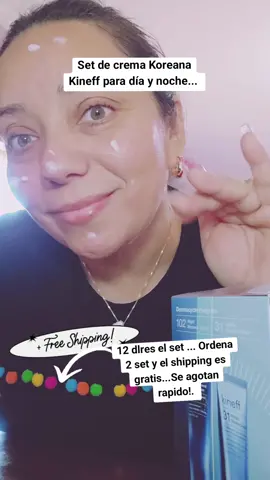 Si no te maquillas y no tienes tiempo para hacerte grandes rutinas de belleza este set de cremas koreanas para el dì y la noche se van a convertir en tus mejores amigas. Prueba las y me cuentas. Ordena 2 set para envíos gratis... 🙌🫂🫶                  #skincare #botox #facial #tiktokshop #ofertas #mujeres #shopping 