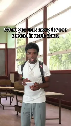 Man math one of those subjects you HAVE TO take seriously or you’re COOKED. Can’t slack not even for one day cus that jawn just gon set off a chain reaction of nonstop L’s. #fyp 