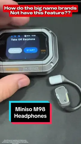 How do the big name headphone brands Not have this feature🙄 #miniso #minisom98 #earbuds #earphones #headphones #music #tiktokshop 