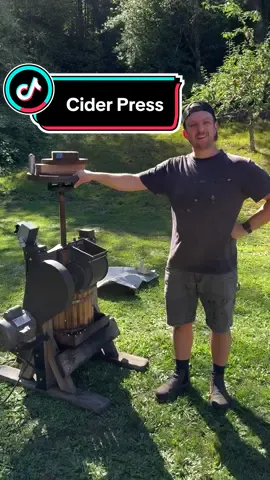 If I make the trick shot into the grinder, then you have to go check out our merch. I don’t make the rules. #ciderpress #apple #applejuice #juicing