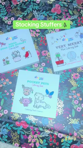 Stocking stuffers!! Cute mini coloring books will be perfect for our toddler. @A Brighter Year #stockingstuffer #toddlergifts #showcase #tiktokshop #coloringbook #busybook #roadtripactivities #christmasgiftideas 