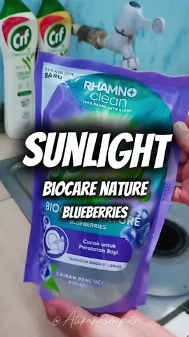Sunlight biocare nature aroma blueberry dengan teknologi rhamno clean yang aman untuk peralatan MPASI, buah, dan sayur 💜💜💜 #sunlight #sunlightbiocare #sunlightbiocarenature #sunlightungu #sunlightfreebotol #sunlightgratisbotol #fyp 
