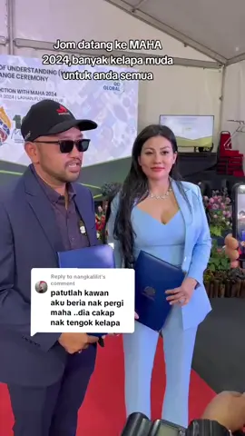 Replying to @nangkalilit Kelapa Muda di MAHA 2024 ##maha  #maha2024 