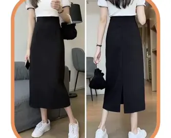 Chân Váy Dài Suông Xẻ Tà Sau Chất Umi 冂 Dài 85cm, Chân Váy Chữ A Midi Cạp Lưng Cao Chất Vải Mềm Mịn Nữ Women#chanvaynu#
