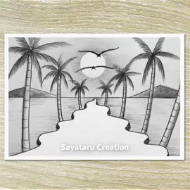 How to Draw Beautiful Sunset Scenery, Pencil Drawing for Beginners, Pencil sketch #drawing #artistsoftiktok #artist #LearnOnTikTok #learningdrawing  #sayatarucreation #india #tiktokindia_ #tiktokbangladesh #for #foryouu #pencildrawing #pencilsketch #whattowatch😍🎬 #tiktoktainment #tiktoktraditions #whattowatchontiktok