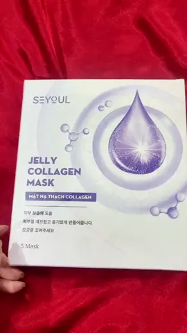 Mặt nạ thạch Collagen Seyoul - hộp 5 miếng Dưỡng Trắng Tự Nhiên, Mang Lại Làn Da Rạng Rỡ. Cấp Ẩm Sâu, Giúp Da Mềm Mại. Da Căng Bóng, Mịn Màng Tự Tin. Tái Tạo Collagen, Ngăn Chặn Quá Trình Lão Hóa Da. Dạng  Thạch Dễ Sử Dụng, Thẩm Thấu Nhanh. #CollagenSeyoul #matnathach #matnacollagenarocellSeyoul