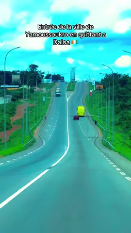 Entrée de la ville de Yamoussoukro en quittant a Daloa 🇨🇮