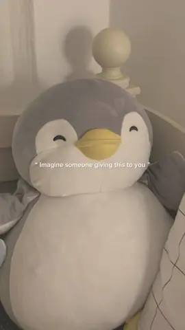 This is your sign to give this to someone special 🫠🤍 #plushie #penguinplushie #giftideas #girlfriend #giftideasforher #fypシ゚ 