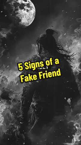 5 Signs of a Fake Friend. #moveinsilence #MoveForward #Nevergiveup #lifecoach #SelfImprovement #Friends #Foryou #fyp #quotes #mindset #Mindsetstories #motivation #inspirationalstories #Relationship  #FakeFriend  #toxicfriend 