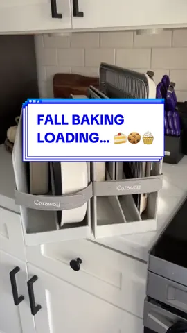 Fall baking is about to be out of control in this house 🫶🏼🍪🎃🧁 @Caraway Home #fallbaking🍁🍂 #nontoxiccookware #bakewareset #carawayhome #carawaypans #aesthetickitchen #neutralkitcheninspo 