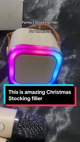 Perfect Stocking Filler #giftidea #tiktokmademebuyit #spotlight #foryoudays #tiktokshop  #speaker #karaoke #kidsgiftideas #portable #wireless #sing #musik