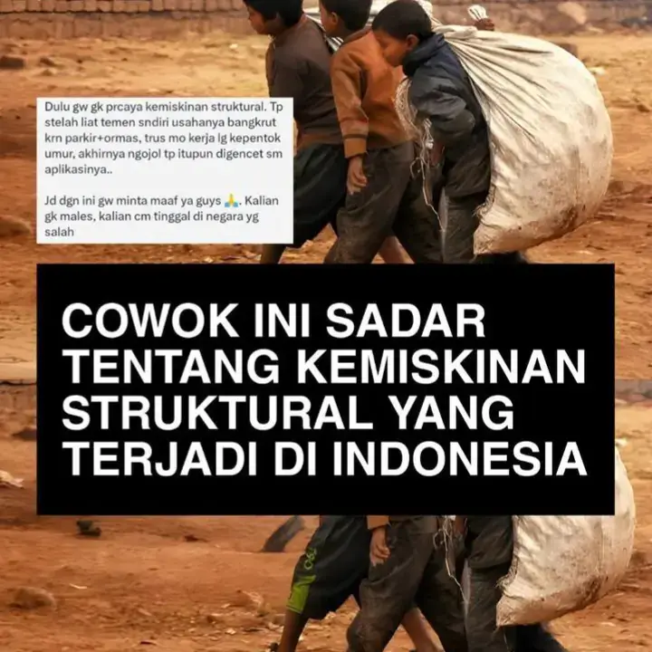 #fyp #cowok #sadar #kemiskinan #struktural #indonesia🇮🇩 