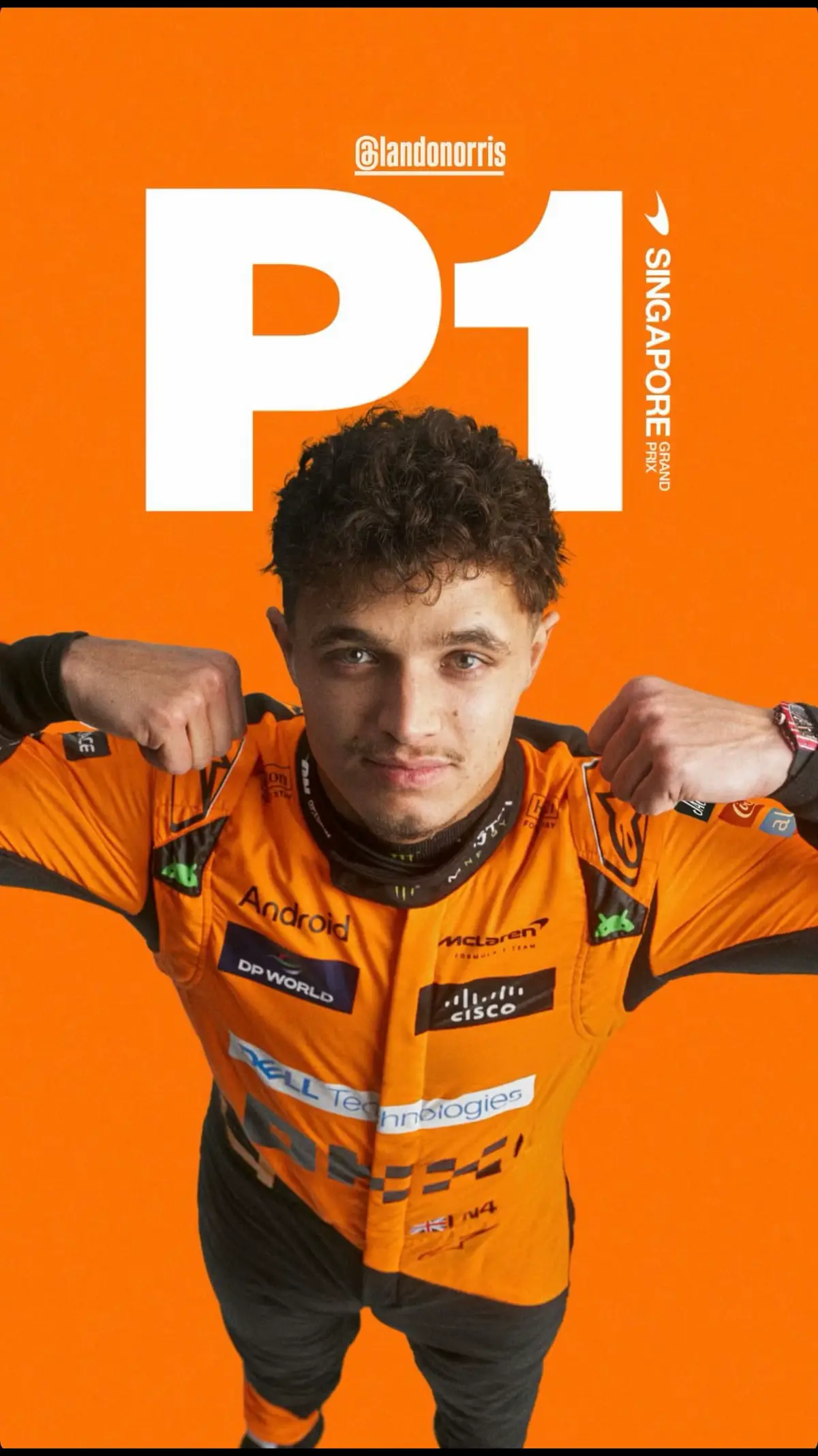 Vlaid for 24 hours only 🧡 link in bio to customise and purchase 🏎️🏁 #landonorris #ln4 #mclaren #f1 #formula1 