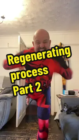Replying to @EstesFamWifey its slowly growing back!!! #deadpool #regeneration #cosplay #footloose 
