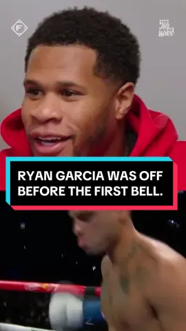 Devin Haney noticed something was off but thought Ryan just wasn’t focused. #TheArtOfWard 