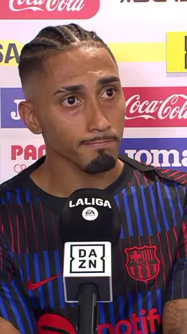 🗣️ Raphinha y su amor por el @fcbarcelona  #LALIGAenDAZN ⚽ #futbol #LALIGA #fcbarcelona #tiktokfootballacademy