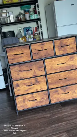Dresser for Bedroom, 9 Storage Drawers, Tall Fabric Closet Chests Organizer Tower Furniture with Wooden Top Metal Frame for Clothes, Kids Room, Living Room, Hallway, Entryway ikea brimnes cabinet @Originality Store @annatamang05 @loverfood16 #dresser #bedroom #closest #bedroom #room #indoor#outdoor#f #fyp #viral #tiktok #TikTokShop #foryou 