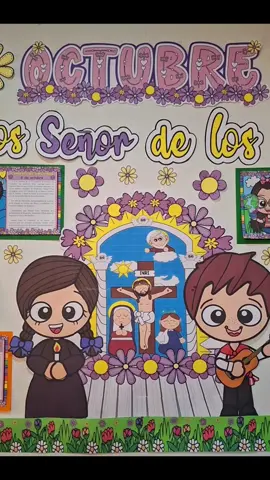 PERIÓDICO MURAL MES DE OCTUBRE 🙏🪻🪻#mesmorado #octubre #señordelosmilagros #alimentacionsaludable #mural #panel #lona #maestratiktoker #paratiiiiiiiiiiiiiiiiiiiiiiiiiiiiiii #puerta #primaria #dedicacion #mundo #maestradeinicial #inicial #maestradepreescolar 