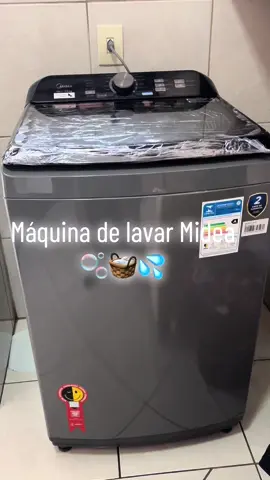 Minha nova escrava 🤣🤣 #maquinadelavar #midea #donadecasa 