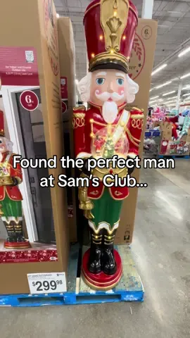 It has been an absolute dream of my to have two of these for my holiday decor! The new version holds a snow globe and plays music! Holding out hope that they will be in budget someday 😜 @Sam’s Club #nutcracker #samsclub #samsclubfinds #humor #funny #holidaydecorating #samsclubnutcracker #samsclubmusthaves #samsclubchristmas #christmas #merrychristmas #letsdecorate #holiday #nutcrackerdecor #theperfectmandoesexist #fyp #viral 