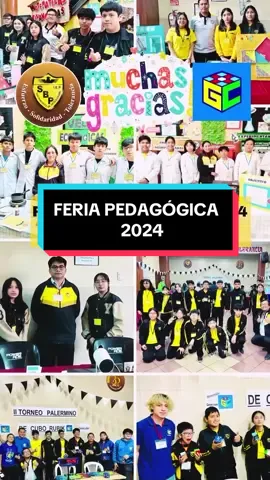 🌟🙌 Gracias totales!! 🎁🎉🙏 🤩Un resumen de uno de los eventos más esperados del año, nuestra Feria Pedagógica 2024. Una gran fiesta del aprendizaje, donde los estudiantes de matemáticas y ciencias compartieron sus proyectos de este año al público visitante.  ☺️Tuvimos stands con diversos propuestas interactivas:  ▶️ Cubo Rubik, 50 años (historia y patrones creados a partir de los movimientos del cubo) ▶️ Origamin y matemáticas (Puszles de Sasaki, Sadako y las mio grullas, Puzzle triangular)  ▶️ Ken ken (historia y juego en un tablero 3x3) ▶️ Juegos de Probabilidad (Escaleras con dados, carrera de soldados, vasos de colores)  ▶️ Juegos de Tablero (Ajedrez andino “El zorro y las ovejas, Puzzle L-Triominó, Hex) ▶️ Teorema de Pitágoras, Aplicaciones con Geogebra, Uso de la trigonometría (Mediciones con el clinómetro), Matemáticas financieras y proyectos de papercraft. ▶️ Trabajos con ciencia divertida y diversos experimentos. … y más ☺️🌟 💙 En paralelo tuvimos la visita de nuestros amigos de @geekcuber con quienes organizamos el II TORNEO PALERMINO DE CUBO RUBIK, celebrando sus 50 años de creación. Un evento emocionante hasta el final, con destacados participantes en los niveles de primaria y secundaria. 🎊Felicidades a todos por su entusiasmo y esfuerzo. 🙏❤️ Gracias a todas las personas que se involucraron y colaboraron para terminar con éxito este gran día.  Hasta la próxima!! 🥳🥳 #math #education #ferias #geometry #geometricart #game #fun #juegos #colab #paperart #school #experience #happy #openhouse #art #therapy #matematik #matematica #party #50años #cuborubik #tournament #playing #playingmath #origami #mathproyect 