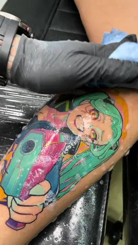 Rebecca - Cyberpunk: Edgerunners  #tattoo #tatuaje #ink #tinta #anime #rebecca #cyberpunk #animetattoo #cyberpunkedgerunners #cyberpunktattoo #cyberpunkrebecca #gamingtattoo 