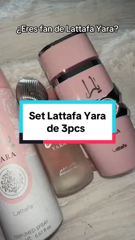 No te puedes quedar sin tu set de Lattafa Yara!!! Uno de los perfume mas vendidos y viral, con un aroma increíble y rico!! #fyp #tiktokviral #Viral #fypage #foryoupage #parati #fypシ゚viral #fragancias #perfume #tiktokshop #yara #lattafayara 