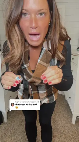 Replying to @mama.fallon This is great quality and perfect for Fall Fashion.  #waistcoatstyling #fallfashion #longvest #plaidvest #treasurefinds #spotlightfinds #cozystyle #outfitinspo #falloutfitideas 