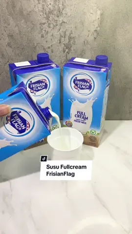 Susu full cream UHT FrisianFlag #susufullcream #frisianflag #susufullcreamfrisianflag #susucair #freshmilk #susu #fyp #viral #viraltiktok 