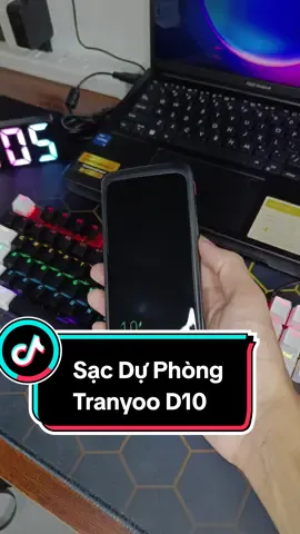 Sạc dự phòng TRANYOO D10 đa năng tiện dụng với 4 đầu dây sạc dành cho tất cả các dòng điện thoại #tranyoopowerbank #tranyoo #tranyood10 #tranyood11powerbank #sacduphongtranyoo 
