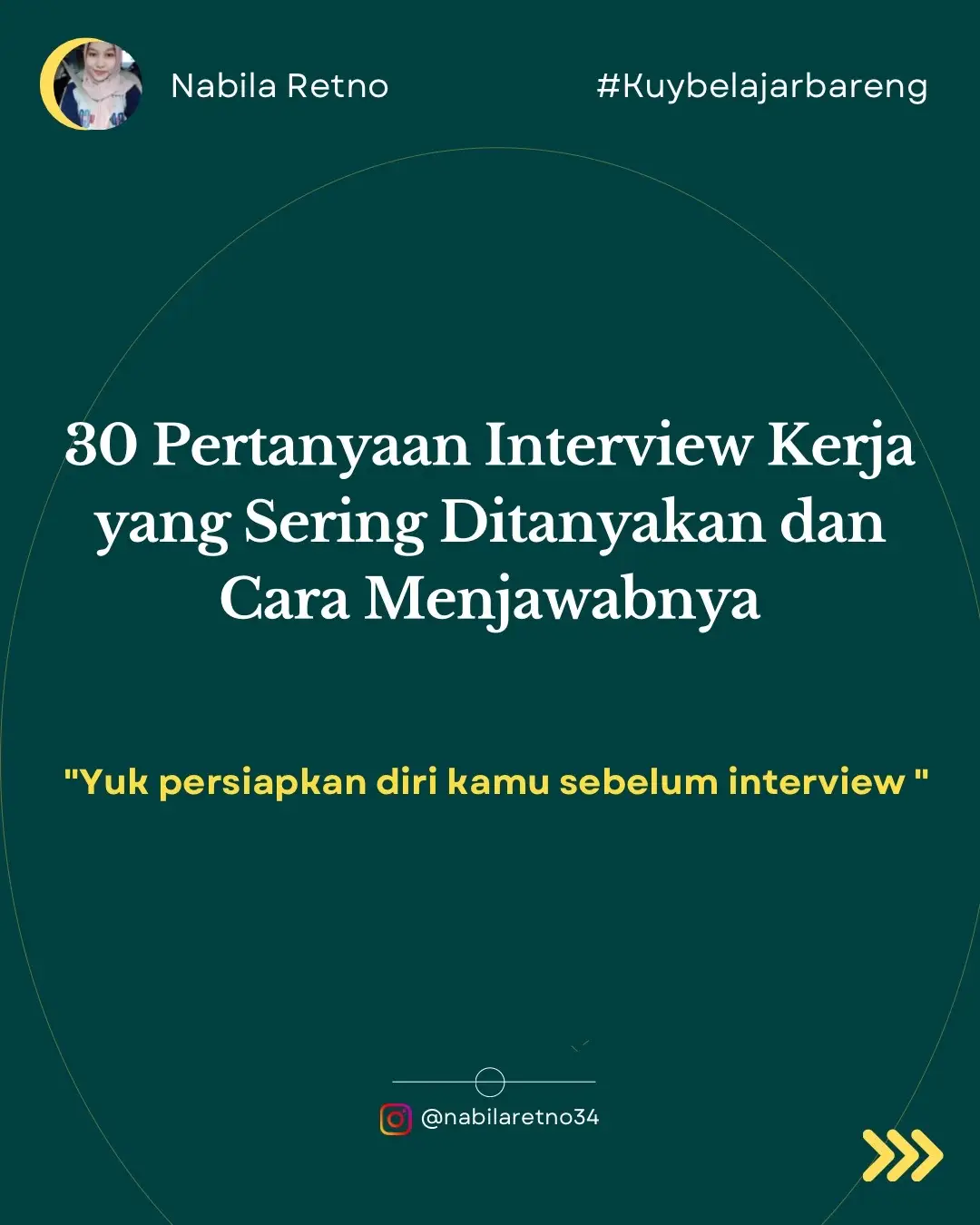 Pertanyaan interview yang kerapkali ditanyakan oleh HRD #humanresources #HRD #freshgraduate #employee #karir #kerja #worklife #interview #recruitment #jobtips #jobsearch #jobinterview #joblife #jobseeker #jobforme #jobsite #kuybelajarbareng