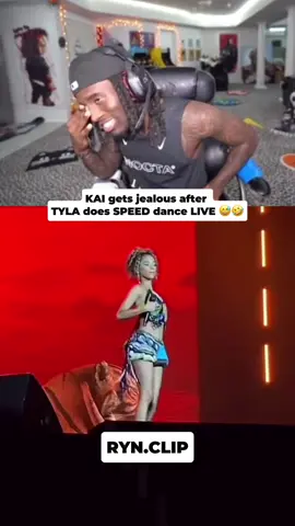 Bro is hoding back tears 😂 #kaicenat #tyla #live #ishowspeed #speed #yourfyp #viral #clips