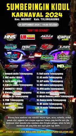 h - 6 karnaval desa sumberingin kidul  penuh dengan kejutan ,yok seng demen sound horeg merapat #CapCut #fypシ゚viral #jj #horeg #karnavalsoundsystem #karnaval #17agustus 